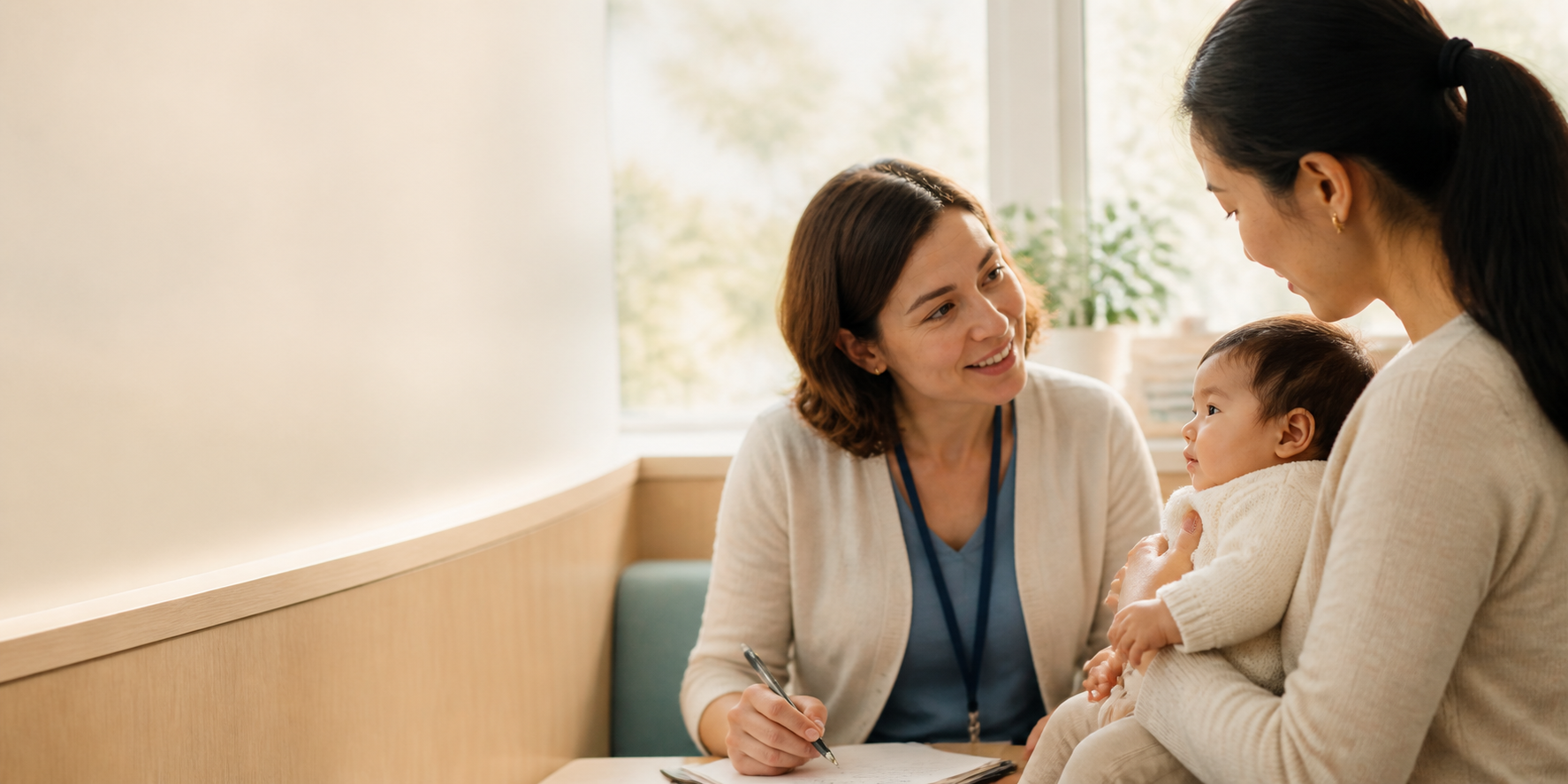 A calm infant research setting